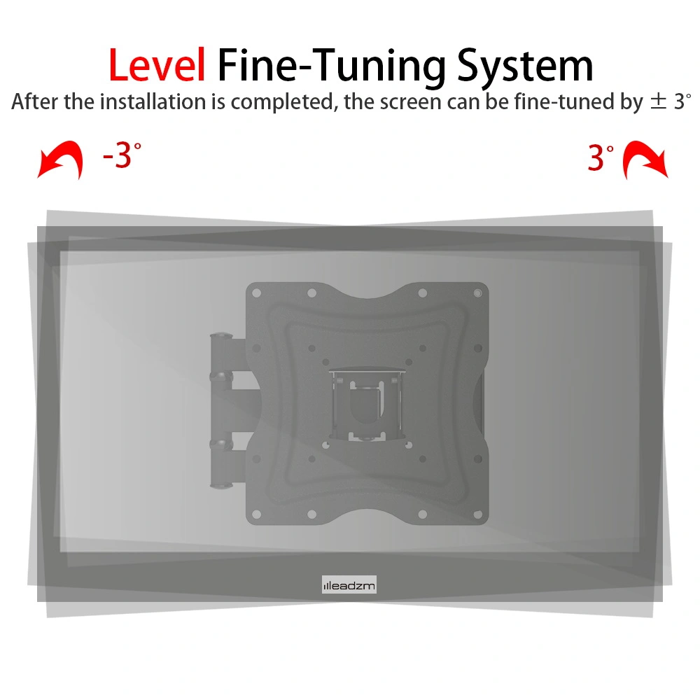 TMX400A 26-55" Adjustable Tilting TV Wall Mount Bracket w/Spirit Level Rotatable view 5