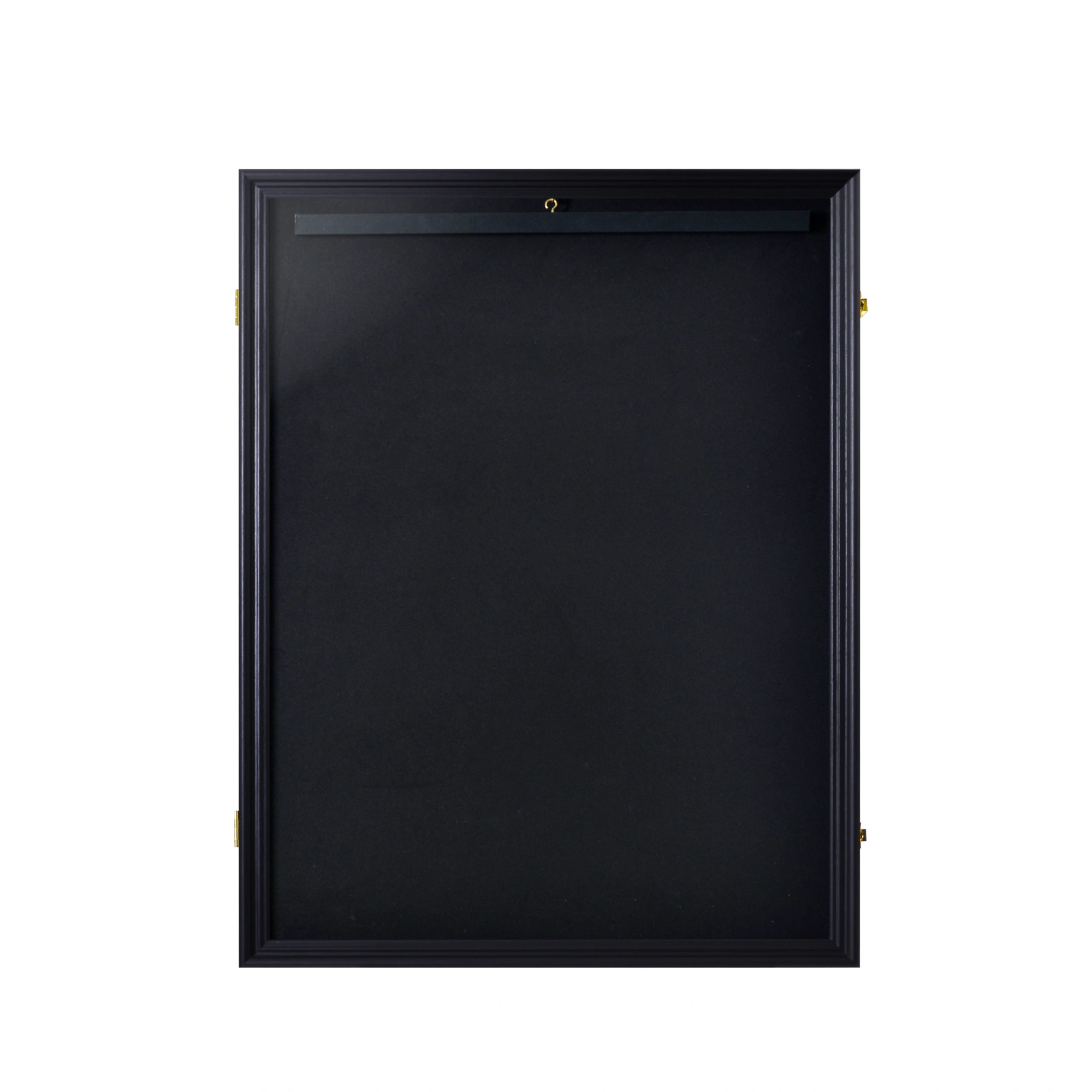 Shirt Display Frame With UV Resistant Acrylic and Hanger, Wall Mounted Baseball Basketball Football Hockey Shirt Display Frame Black view 12