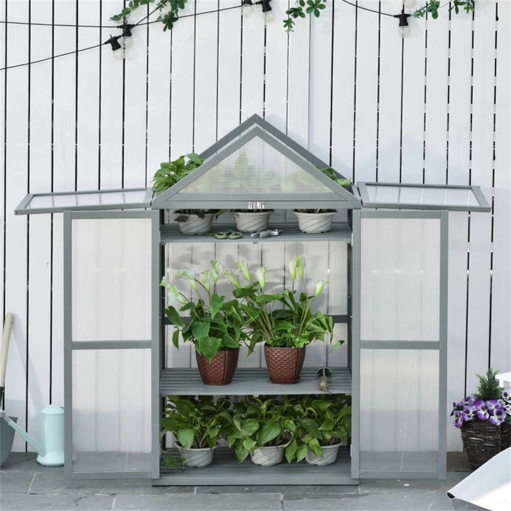 Compact Mini Greenhouse - Portable Plant House with Ventilation view 2