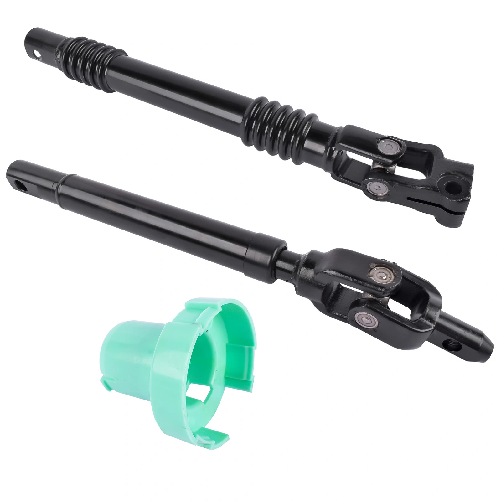 Upper & Lower Steering Shafts Kit Fit for Chevy Silverado GMC Sierra 1500 2500 3500 Avalanche Suburban Tahoe Yukon Cadillac Escalade 88963617 905-512 view 2