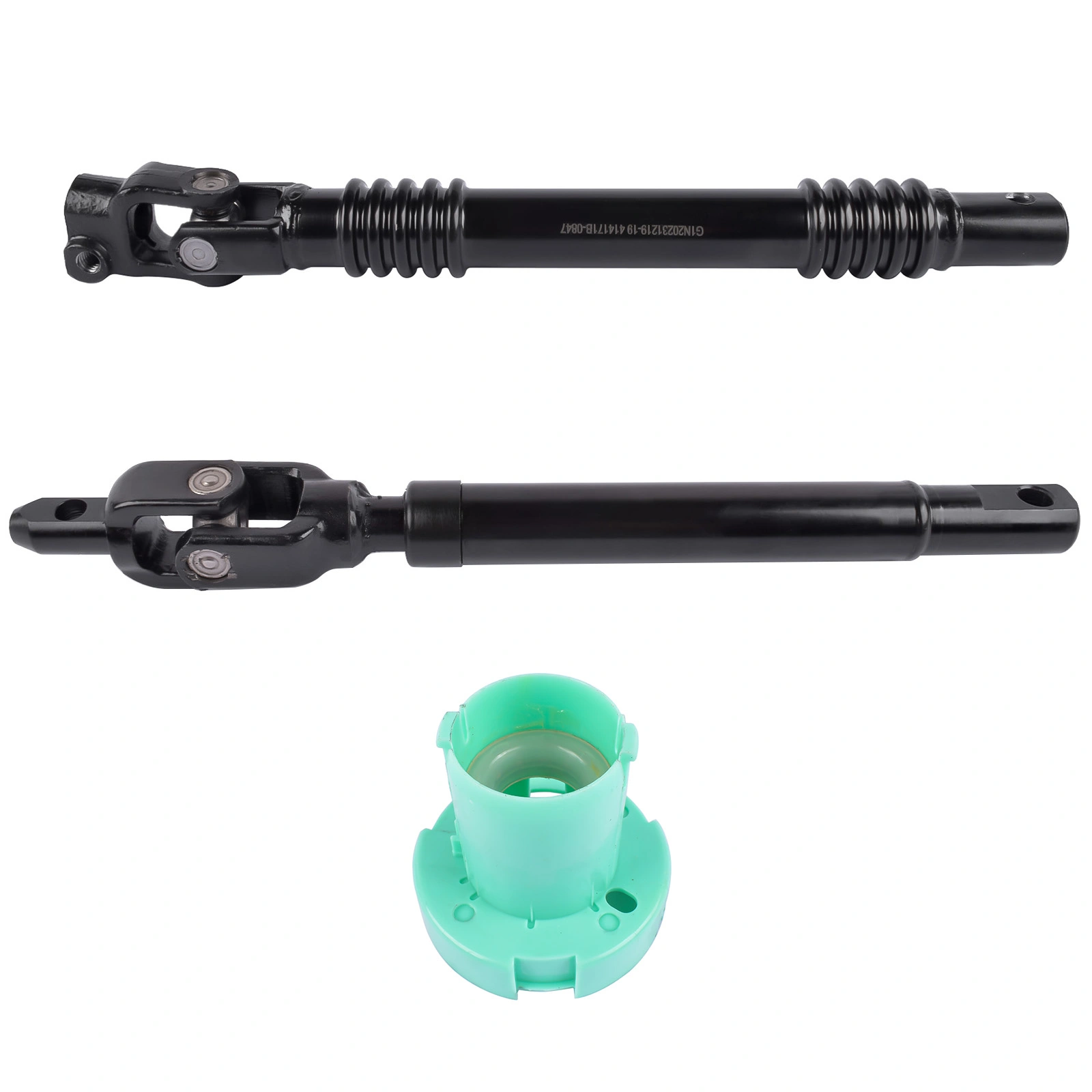 Upper & Lower Steering Shafts Kit Fit for Chevy Silverado GMC Sierra 1500 2500 3500 Avalanche Suburban Tahoe Yukon Cadillac Escalade 88963617 905-512 view 4