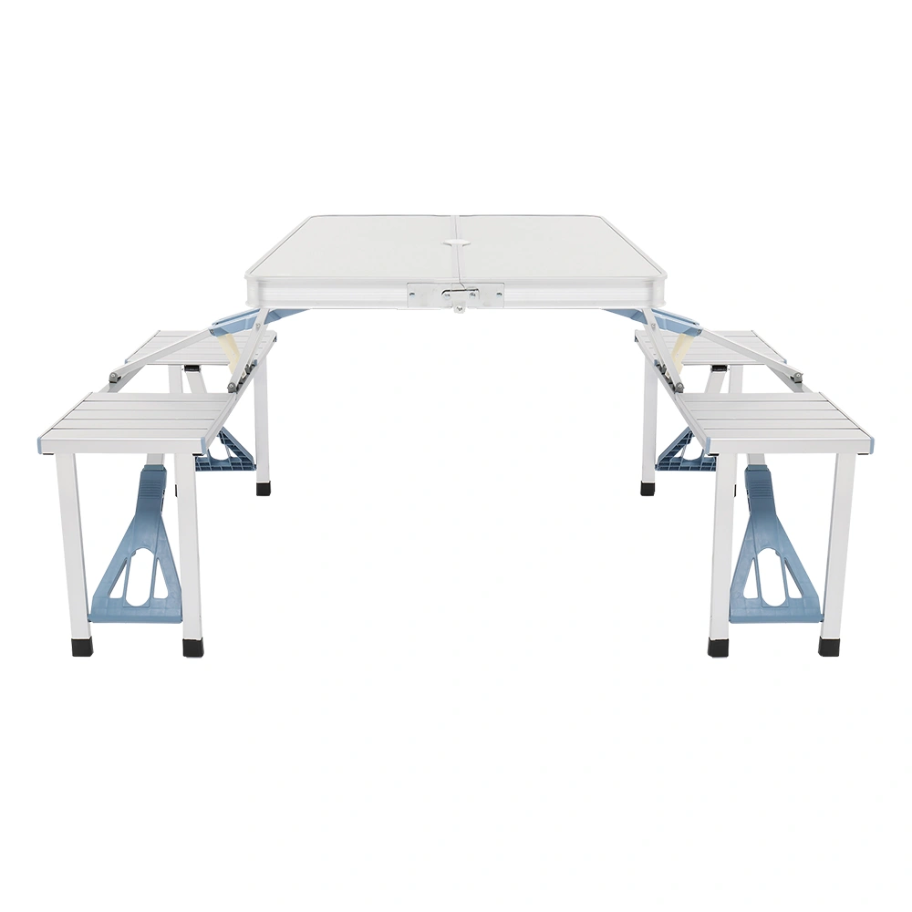 One Piece Folding Table and Chair Aluminum Alloy view 6