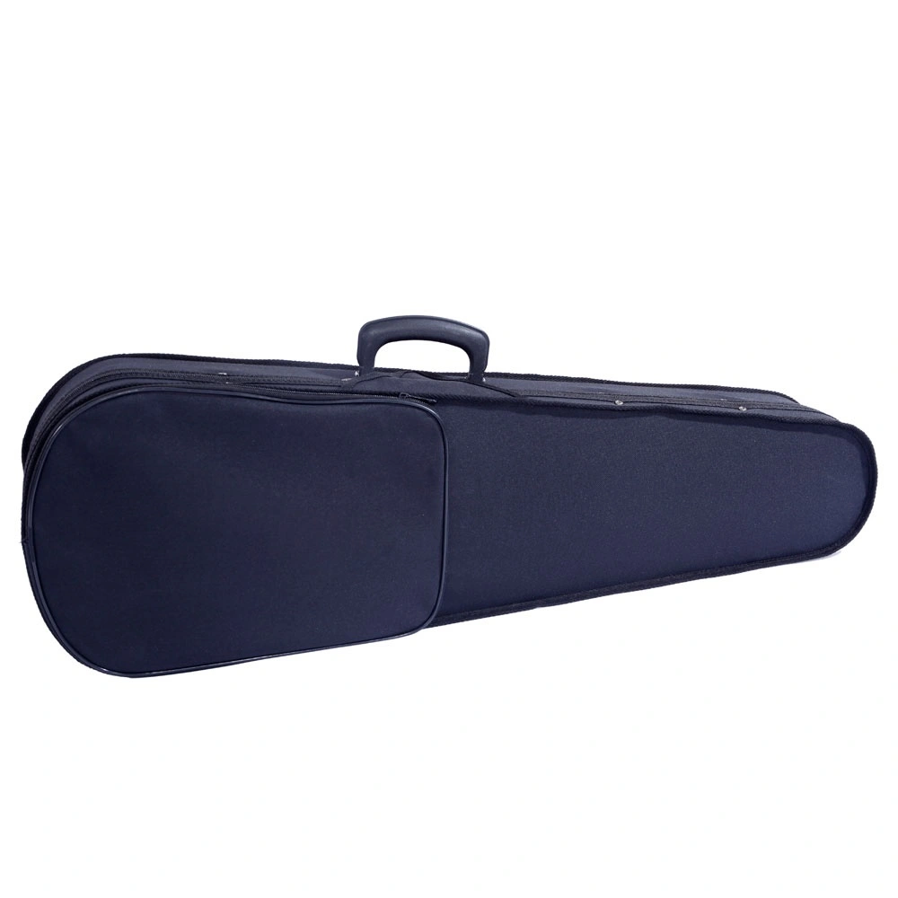 GV100 4/4 Violin Accessories Kit Complete Bundle Acoustic Violin Case Bow Rosin Strings Tuner Shoulder Rest White view 2