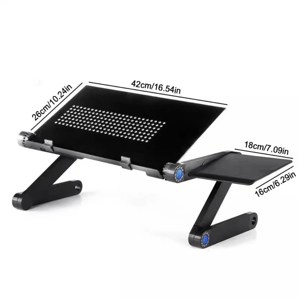 Adjustable Laptop Stand, Folding Portable Computer Table & Desk Tray for Sofa Lap Use view 3