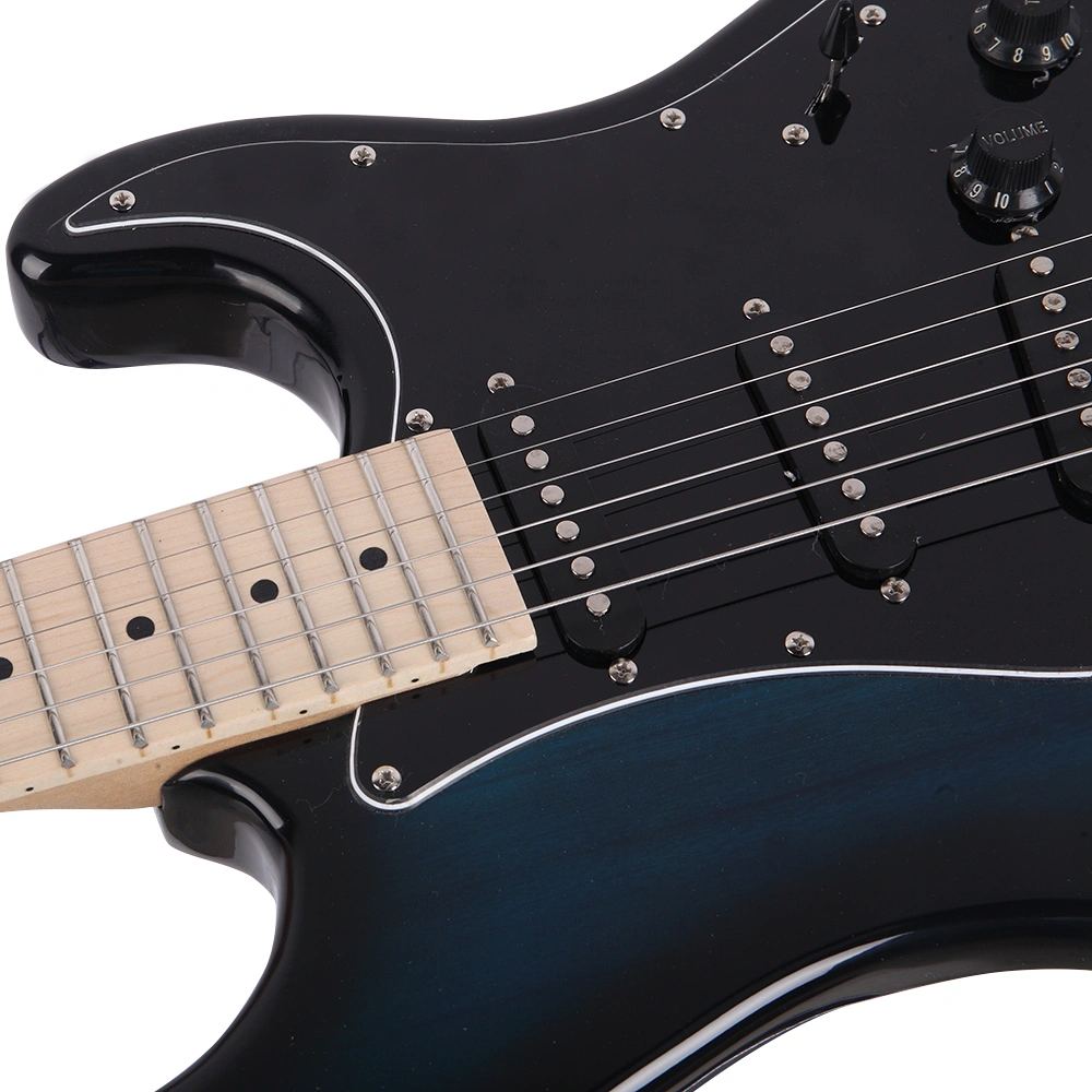 GST Stylish Electric Guitar Kit with Black Pickguard Dark Blue view 13