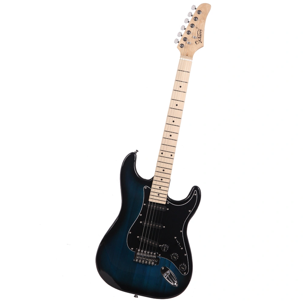 GST Stylish Electric Guitar Kit with Black Pickguard Dark Blue view 7