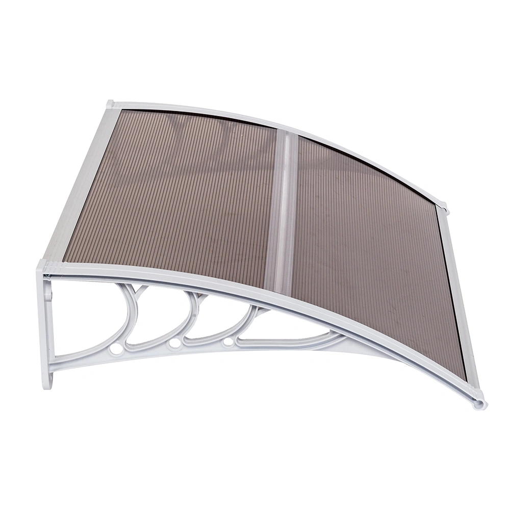 HT-100 x 80 Household Application Door & Window Rain Cover Eaves Brown Board & White Holder view 15