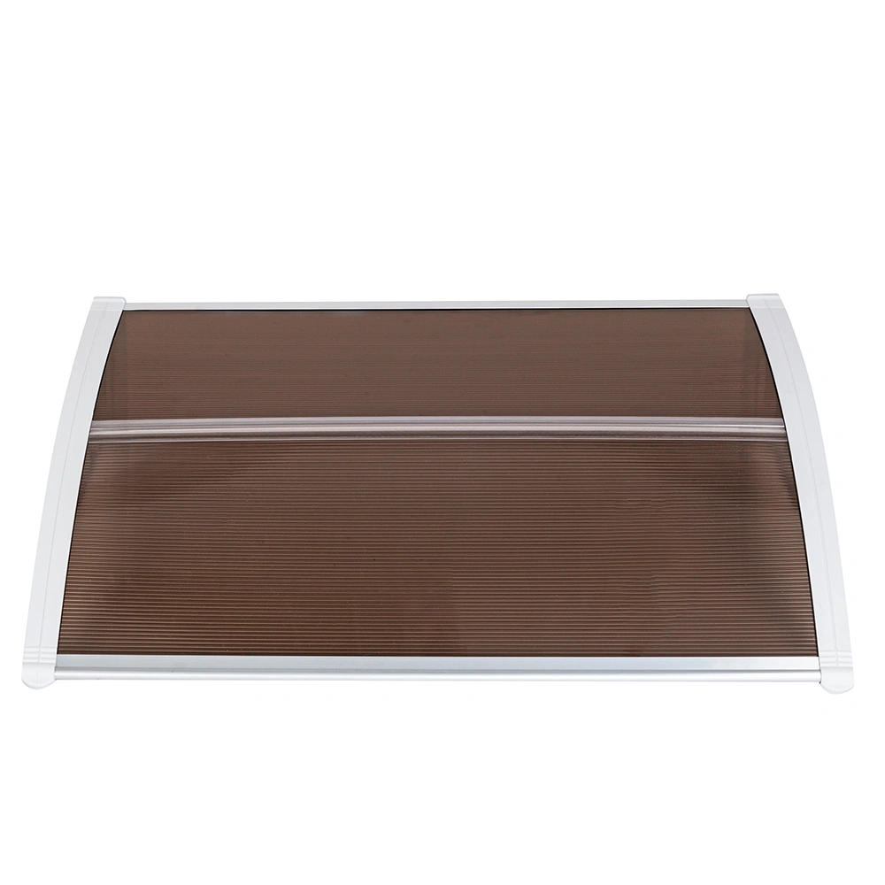 HT-100 x 80 Household Application Door & Window Rain Cover Eaves Brown Board & White Holder view 18