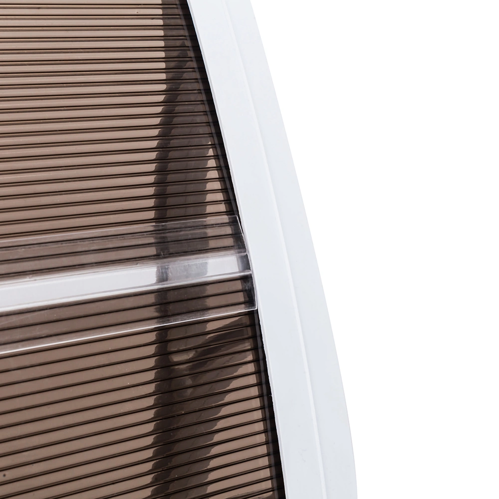 HT-100 x 80 Household Application Door & Window Rain Cover Eaves Brown Board & White Holder view 19