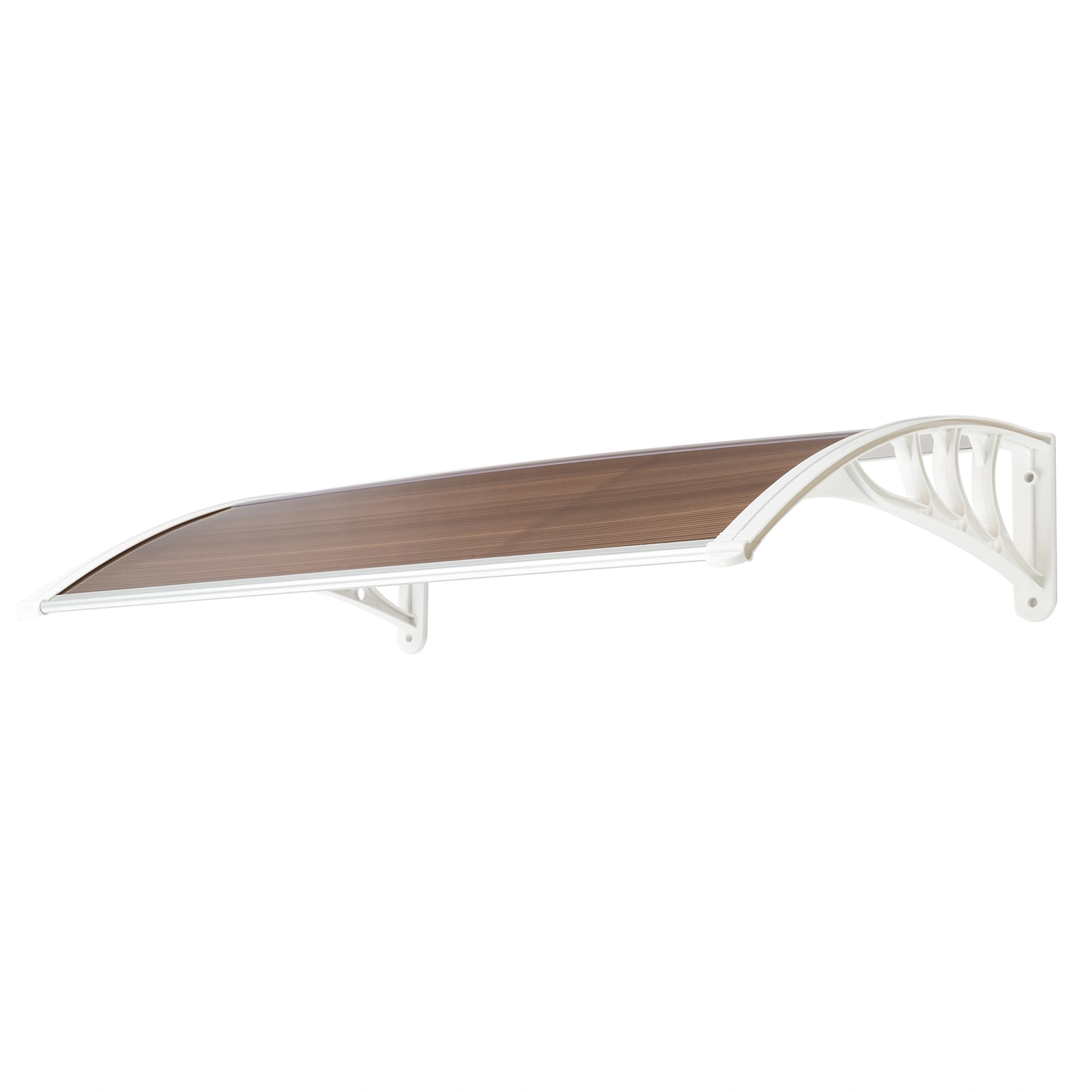 HT-100 x 80 Household Application Door & Window Rain Cover Eaves Brown Board & White Holder view 9