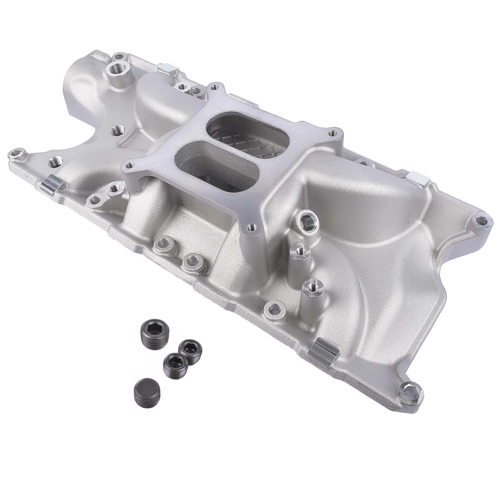 Aluminum Dual Plane Style Intake Manifold for Ford Small Block Windsor SBF V8 289 302 5.0L 8124 DM-3212 view 5