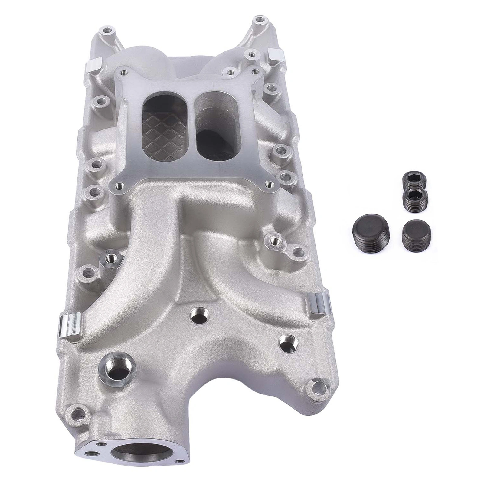 Aluminum Dual Plane Style Intake Manifold for Ford Small Block Windsor SBF V8 289 302 5.0L 8124 DM-3212 view 8