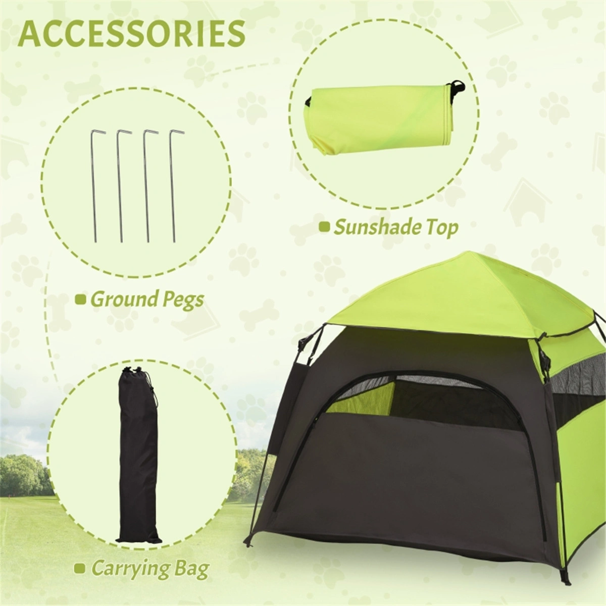 Pop Up Dog Tent / Pet Camping Tent ( Amazon Shipping)(Prohibited by WalMart) view 4