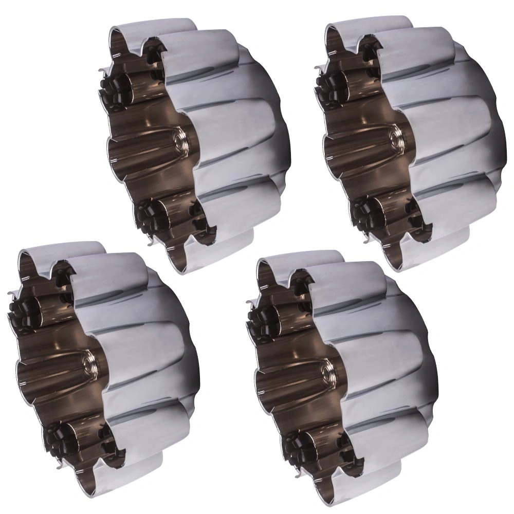 4pcs Chrome 8 Lug Wheel Center Hub Caps For Ford F250 F350 1999-2005 Excursion 00-05 1C3Z1130BA view 4