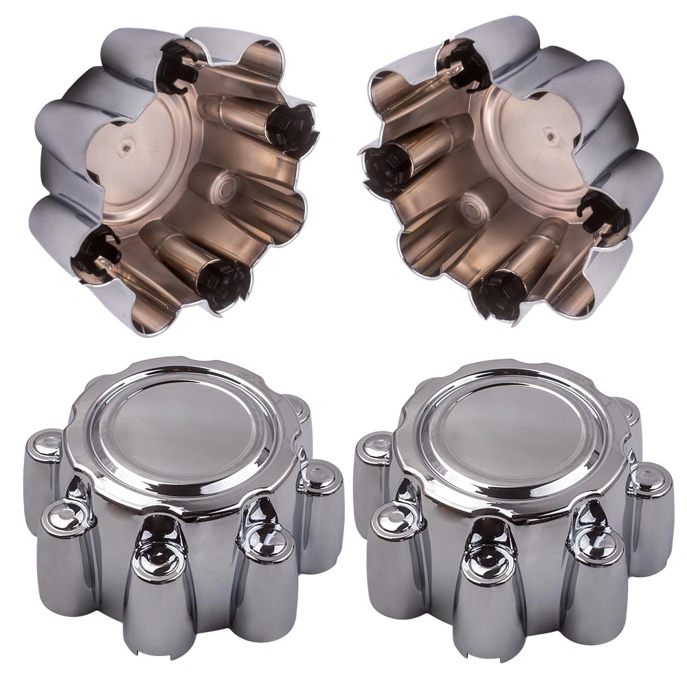 4pcs Chrome 8 Lug Wheel Center Hub Caps For Ford F250 F350 1999-2005 Excursion 00-05 1C3Z1130BA view 5