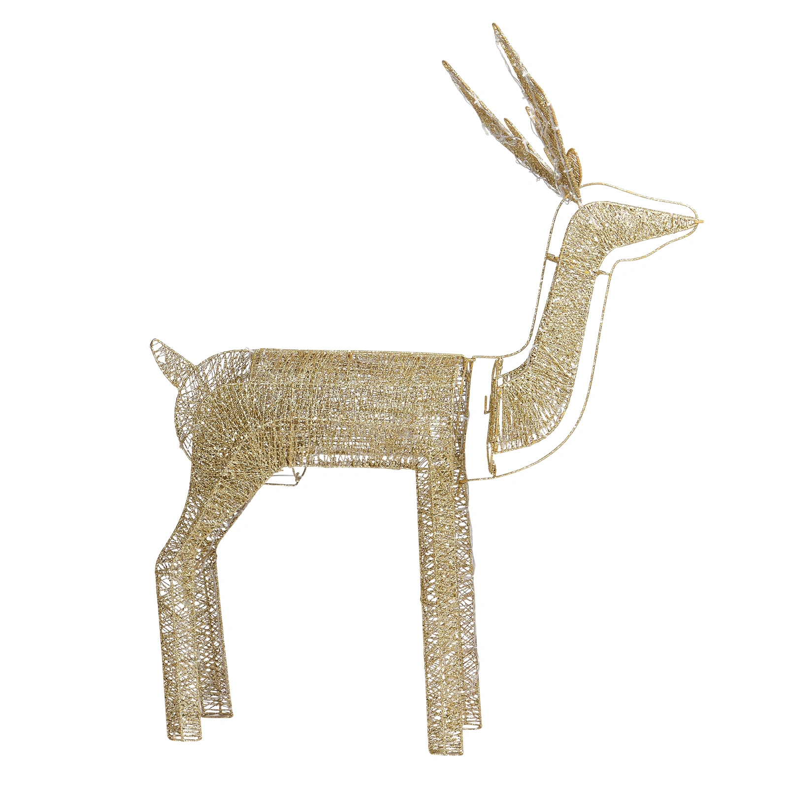 3.6FT Motorized Reindeer with Shaking Head, Outdoor Christmas Decorations with Motor & 120 Warm White LED Lights, for Xmas Outdoor Holiday Indoor Decor Lighted Holiday Displays view 16