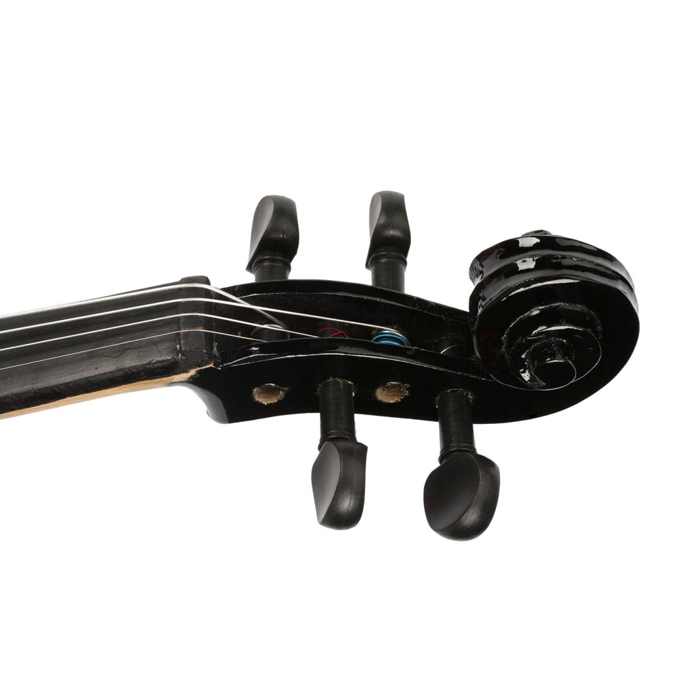 New 3/4 Acoustic Violin Case Bow Rosin Black view 6