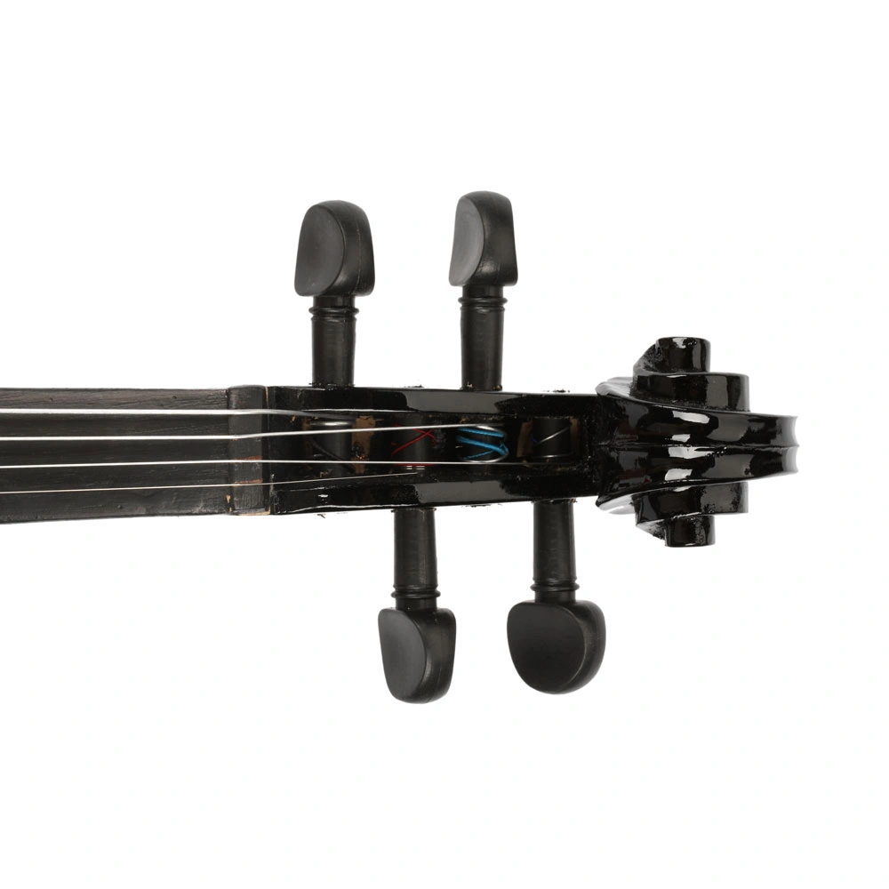 New 3/4 Acoustic Violin Case Bow Rosin Black view 7