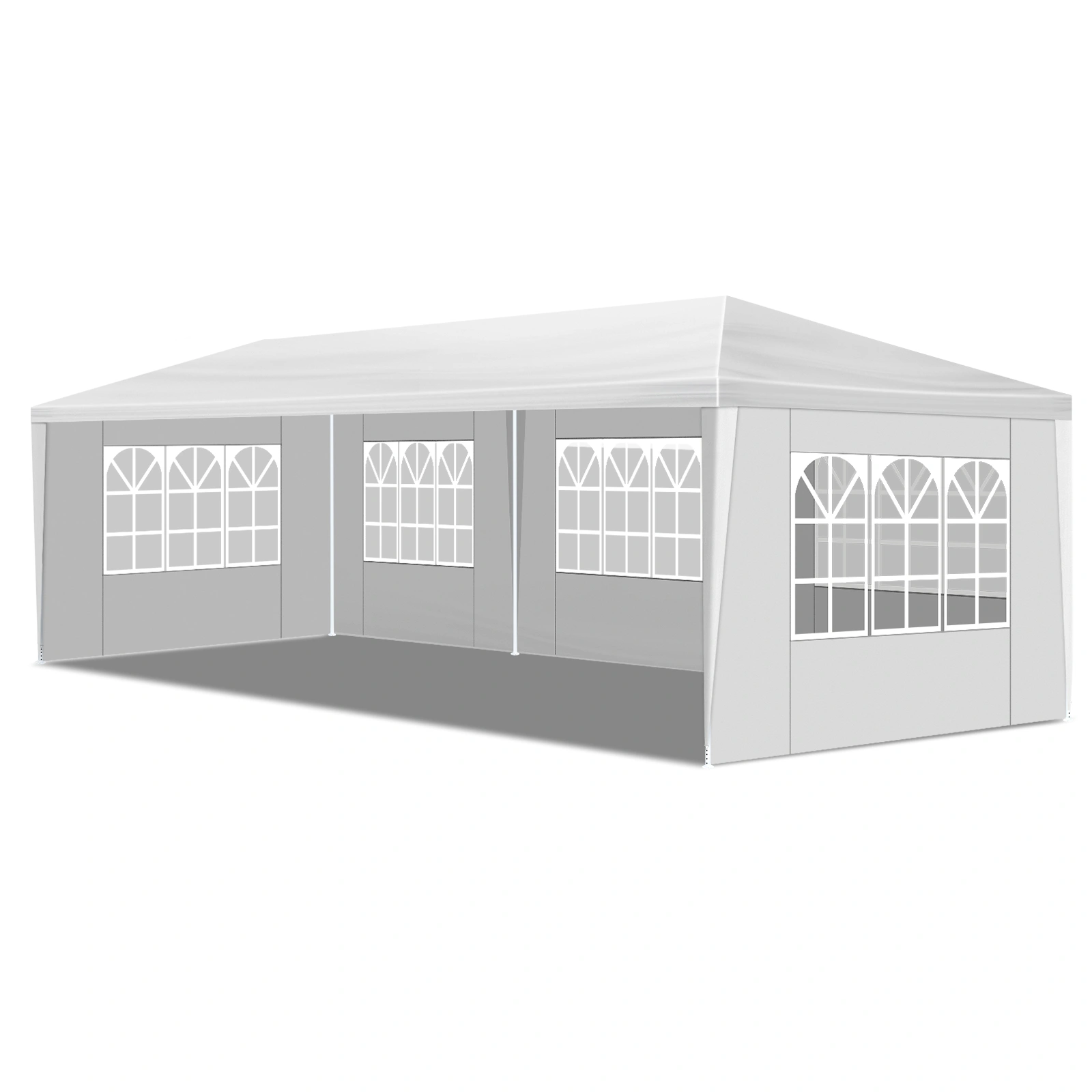 3*9m 5-Sided Iron PE Cloth Spiral Pipe Pergola view 10