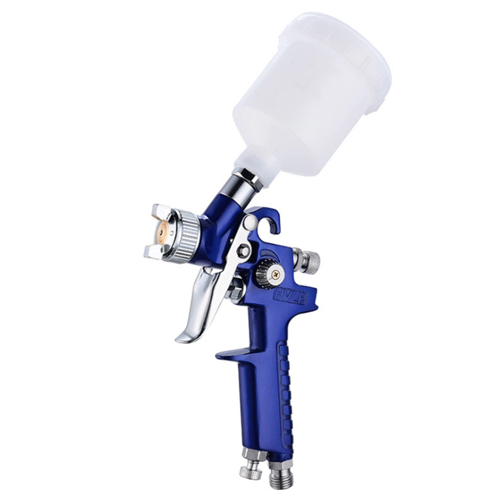 2x HVLP Spray Gun Kit, Air Gravity Feed for Vehicle Car Paint, 0.8mm & 1.4mm Nozzle view 2