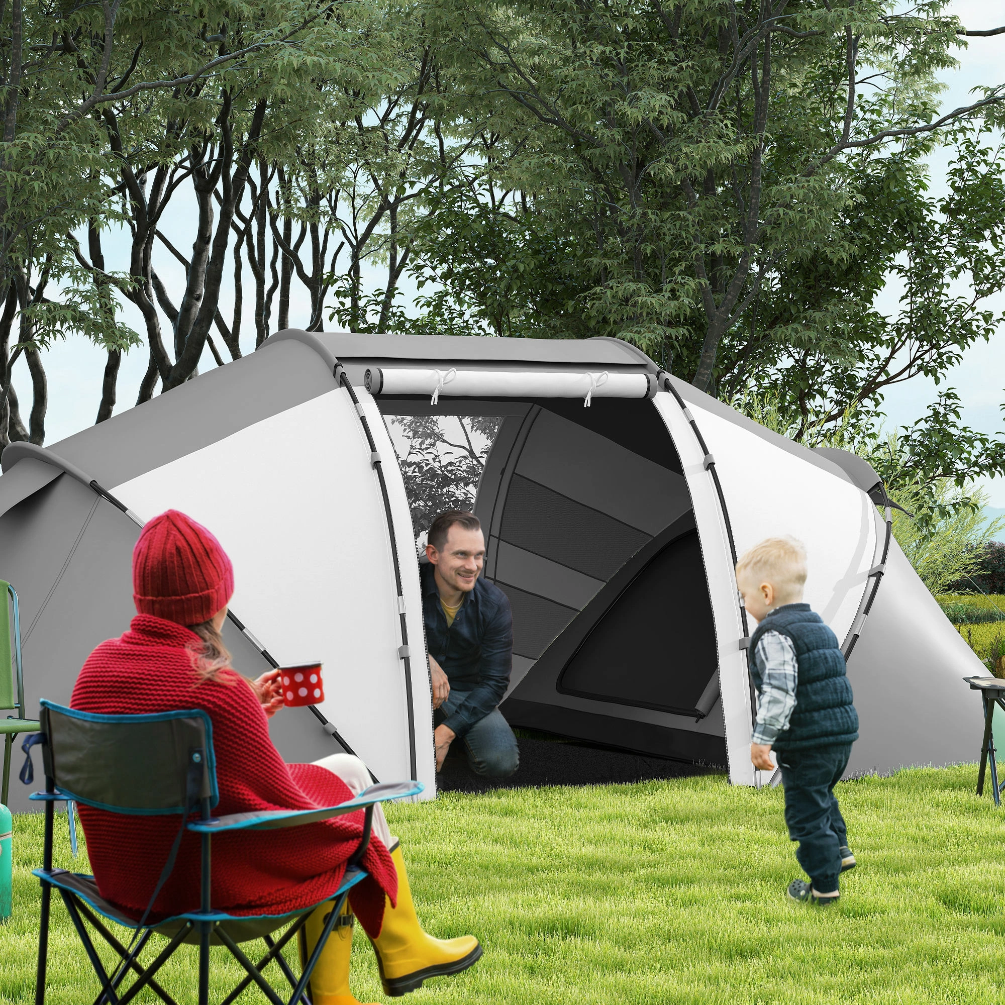 Camping Tent Outdoor Lightweight Portable Waterproof Hiking Backpacking Tent for Camping