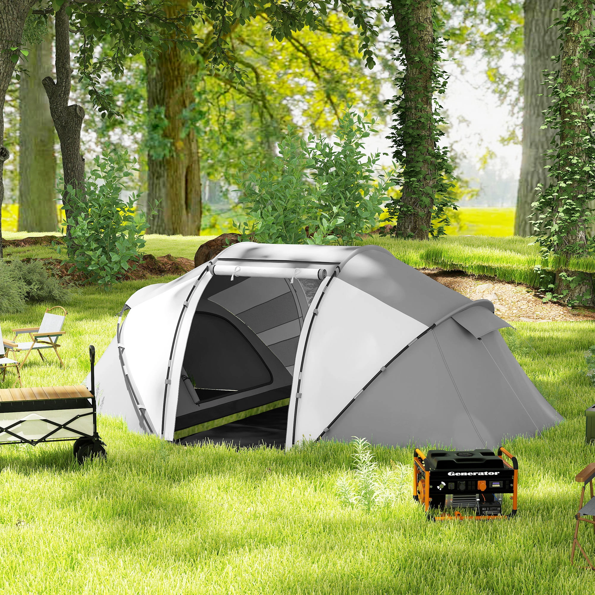 Camping Tent Outdoor Lightweight Portable Waterproof Hiking Backpacking Tent for Camping view 3