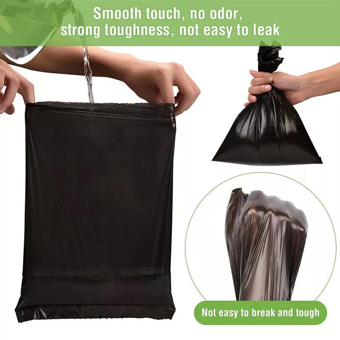 1100x Biodegradable Dog Poo Bags Waste Bags with Dispenser Eco-Friendly for Cats view 4