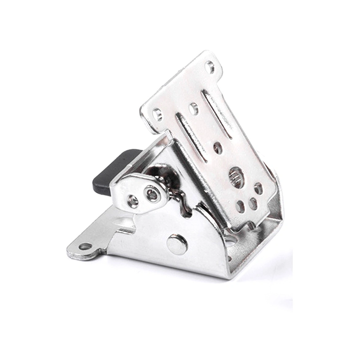 4x 90 Degree Self-Locking Hinges for Folding Table & Chair Legs, Heavy-Duty Bracket Hardware Replacement Parts view 3