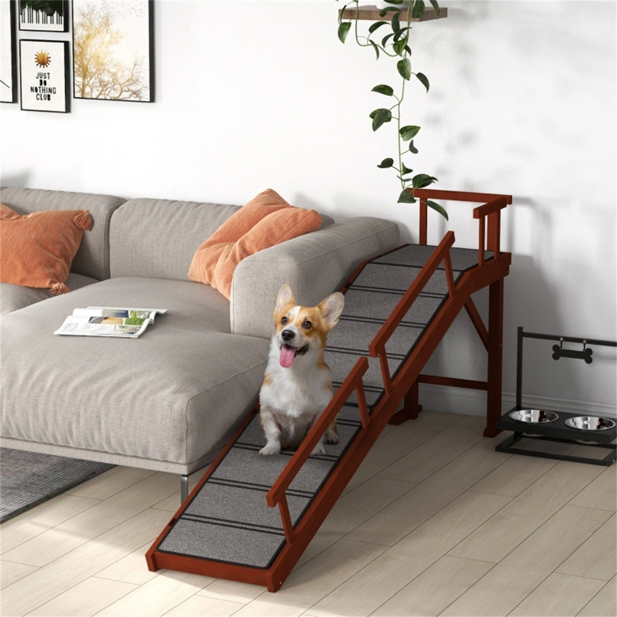 Pet Ramp for Dogs Indoor Outdoor view 4