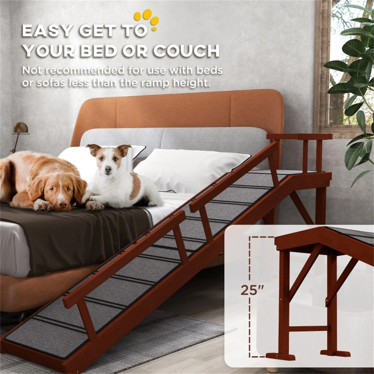 Pet Ramp for Dogs Indoor Outdoor view 6