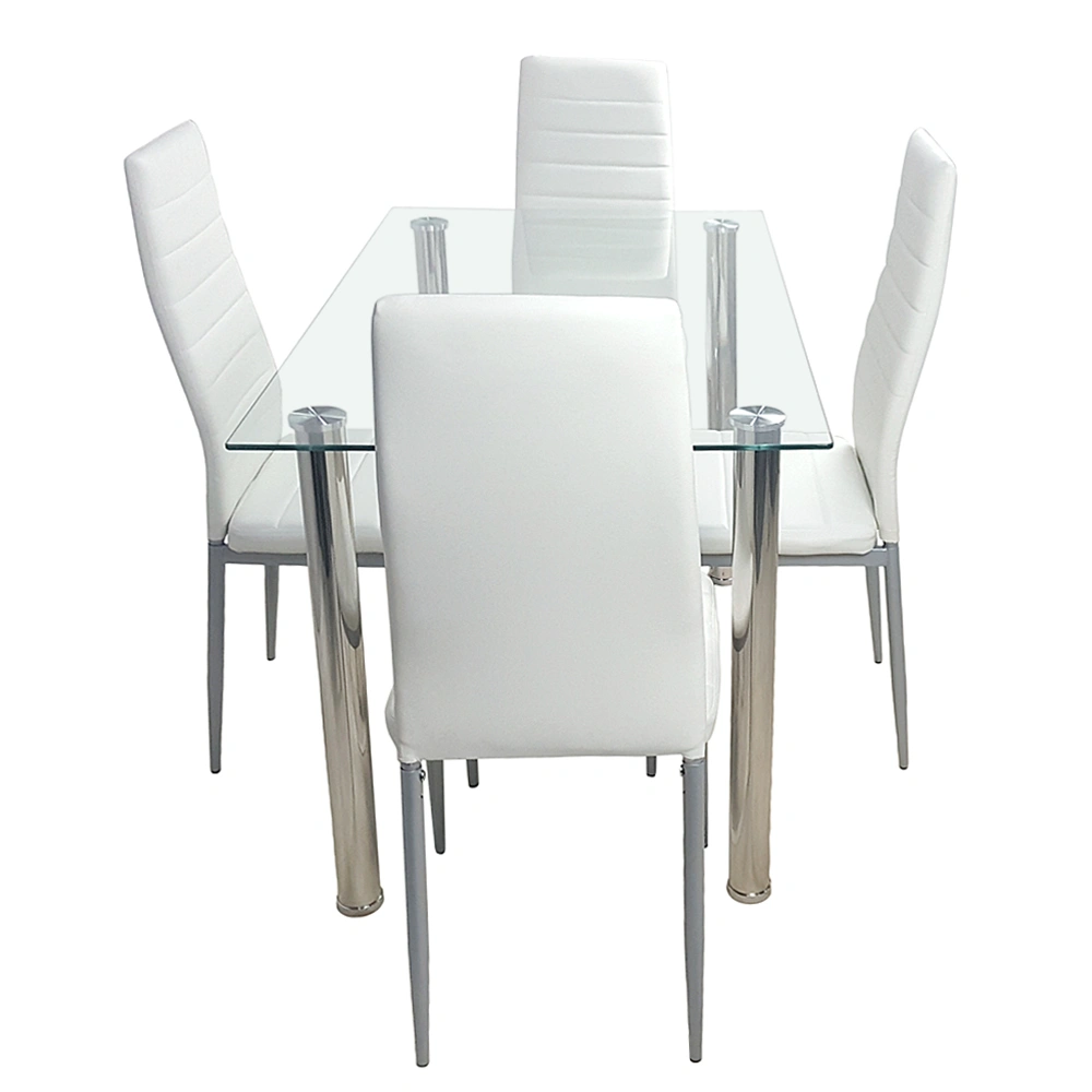 110CM Clear Color Dining Table Set (This product will be split into two packages) view 10