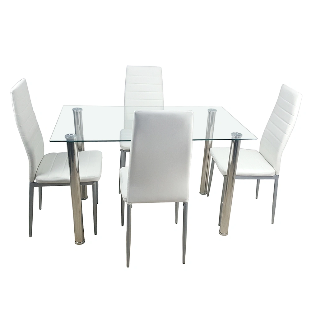 110CM Clear Color Dining Table Set (This product will be split into two packages) view 22