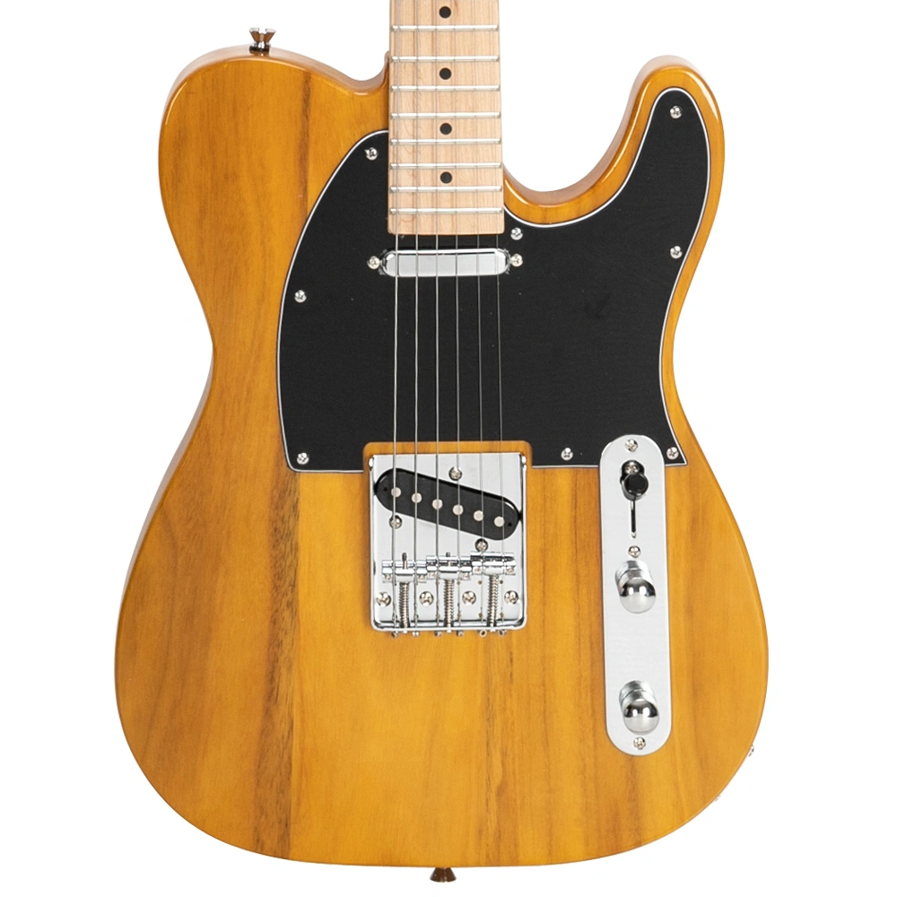 Maple Fingerboard GTL Electric Guitar SS Pickup Transparent Yellow view 13