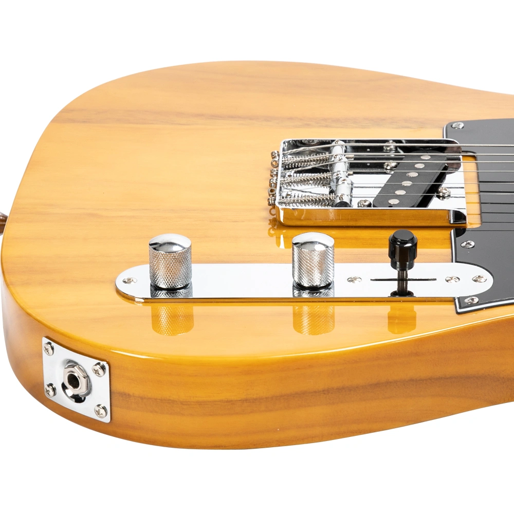 Maple Fingerboard GTL Electric Guitar SS Pickup Transparent Yellow view 14