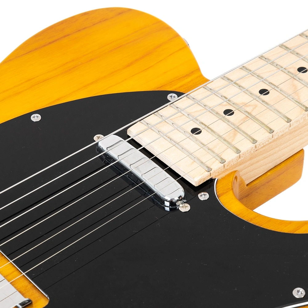 Maple Fingerboard GTL Electric Guitar SS Pickup Transparent Yellow view 15