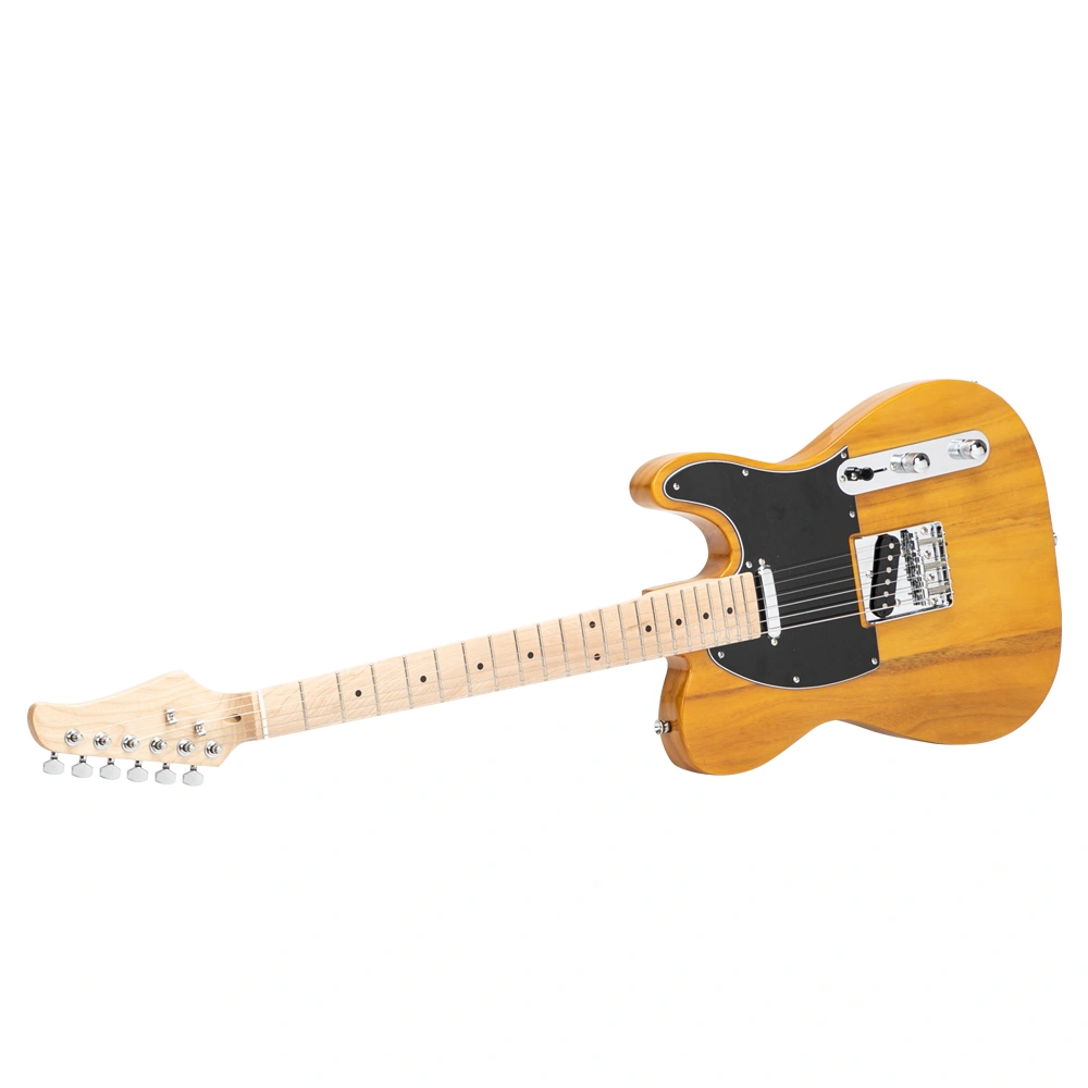Maple Fingerboard GTL Electric Guitar SS Pickup Transparent Yellow view 4