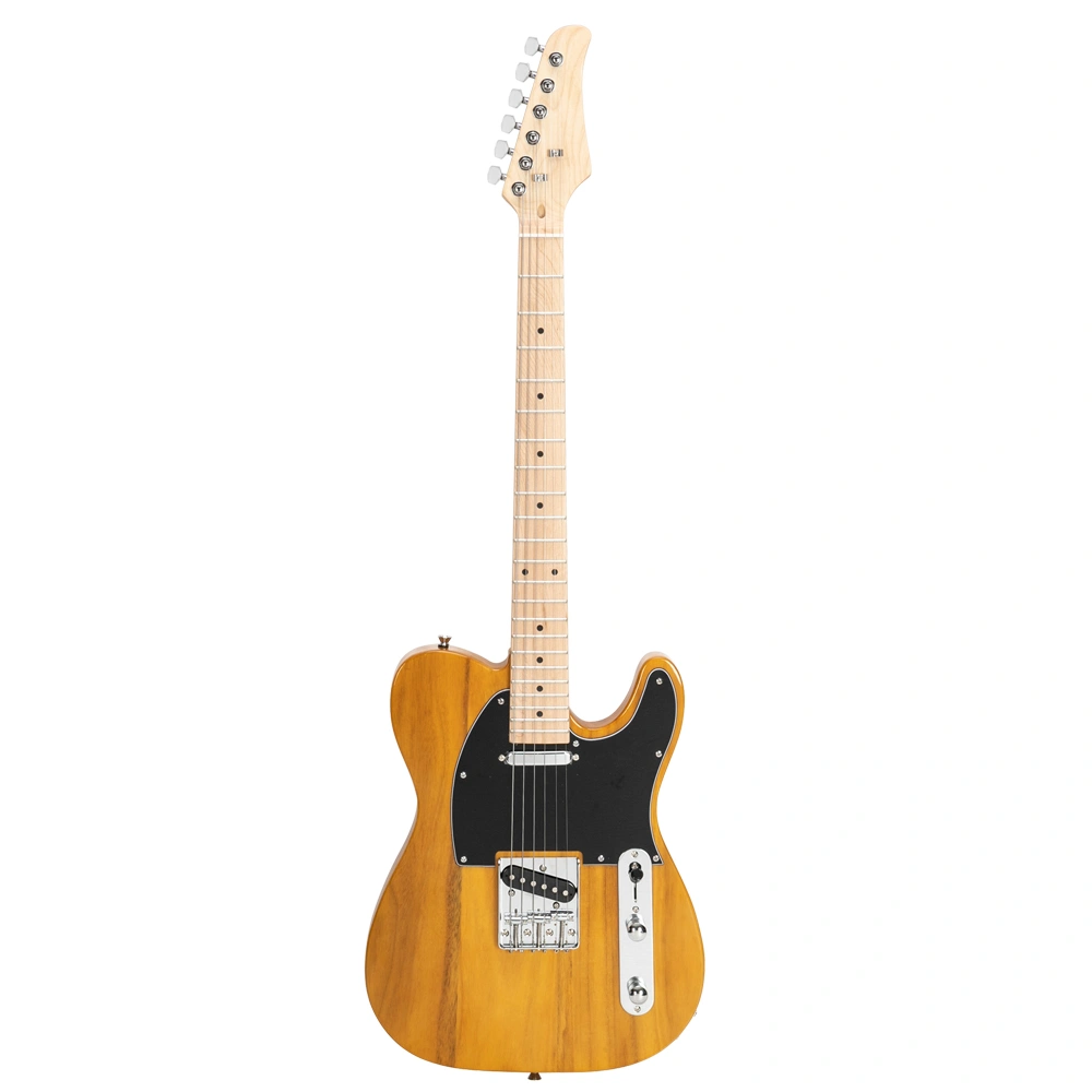 Maple Fingerboard GTL Electric Guitar SS Pickup Transparent Yellow view 7