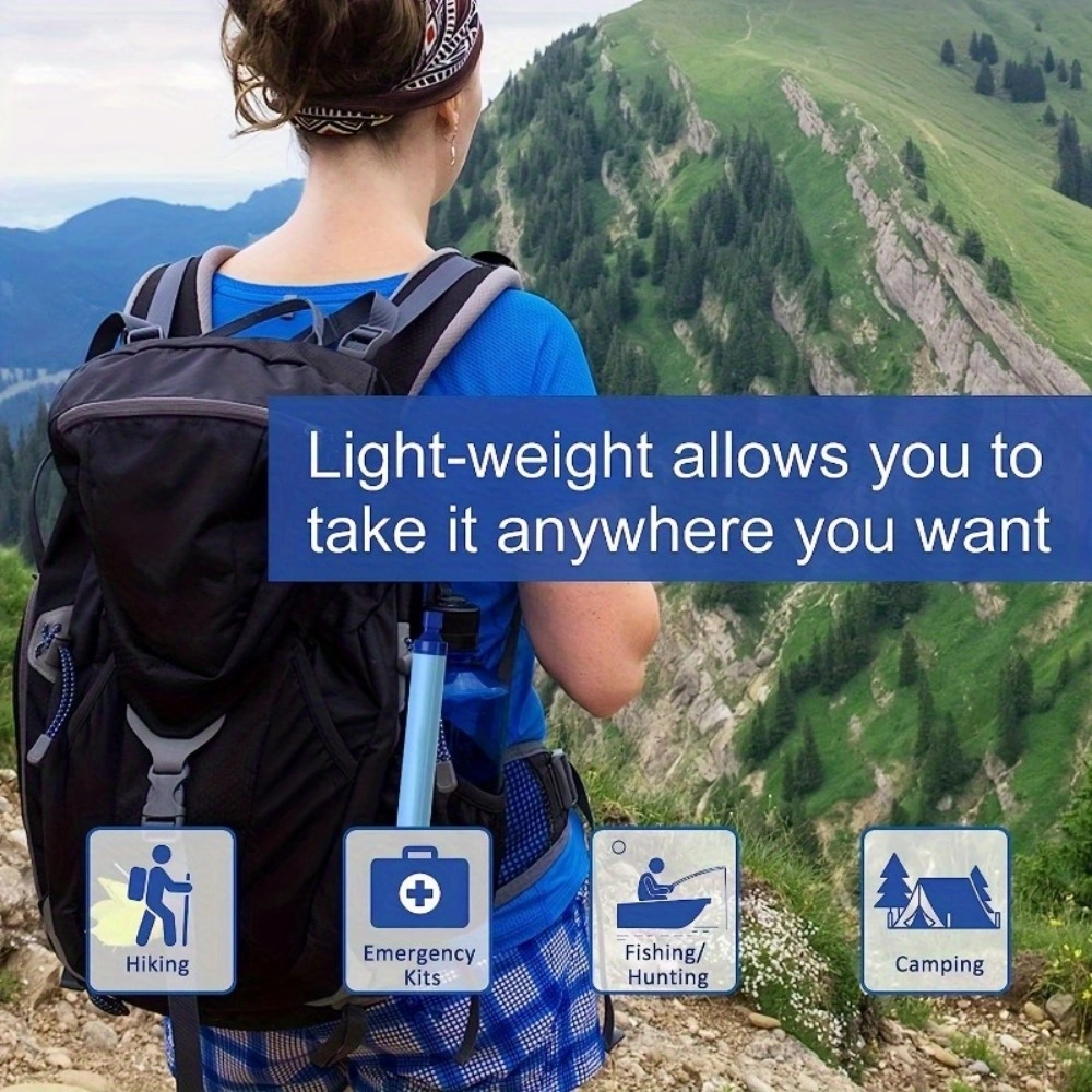 Personal Water Filter for Hiking, RV Camping, Travel, and Emergency Preparedness view 3
