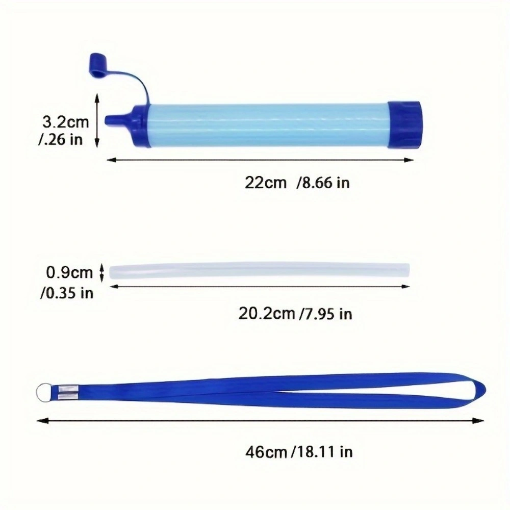 Personal Water Filter for Hiking, RV Camping, Travel, and Emergency Preparedness view 4