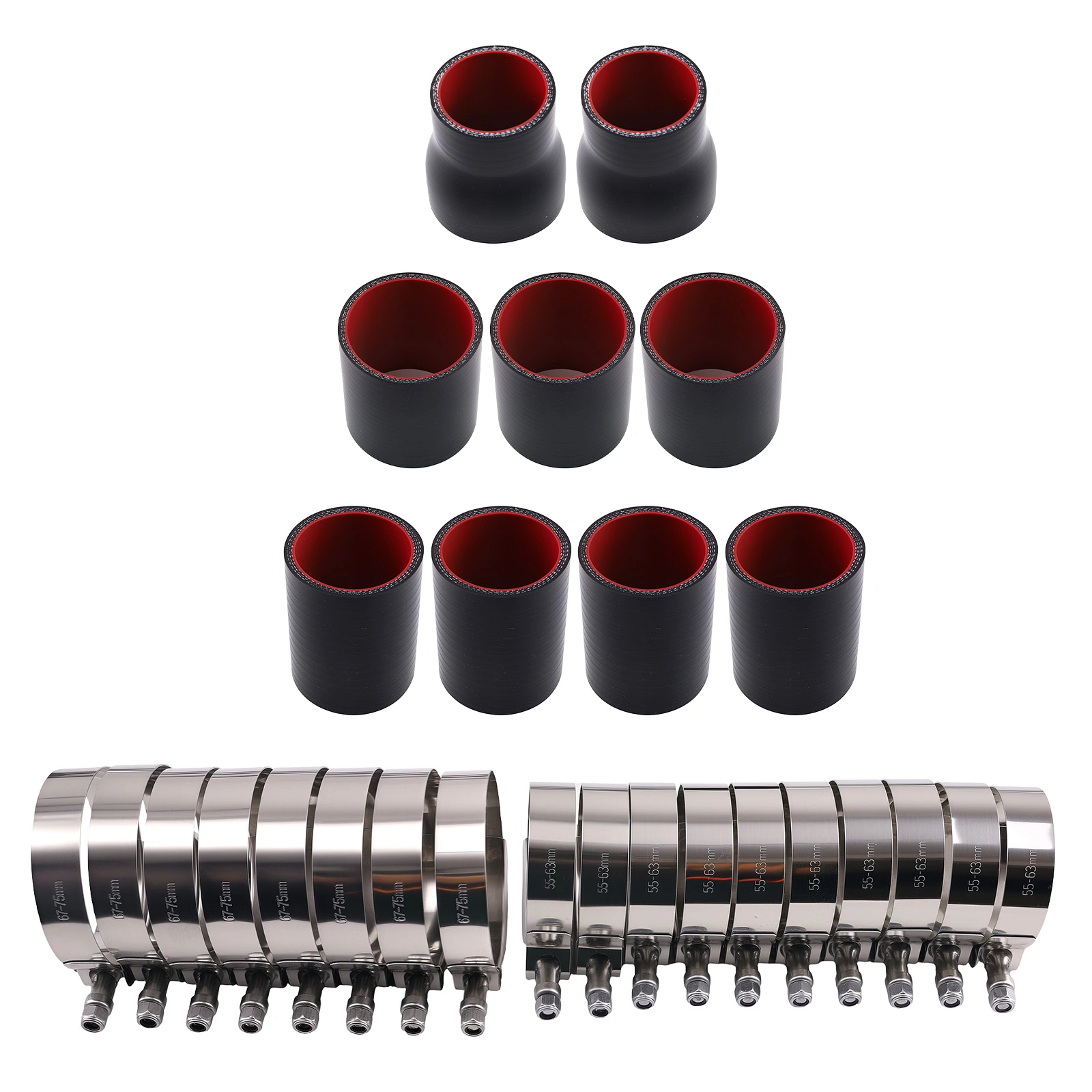 Intercooler Pipe & Coupler Kit Fit for Honda Civic 1992-2000 for Acura Integra 1994-2001 view 4