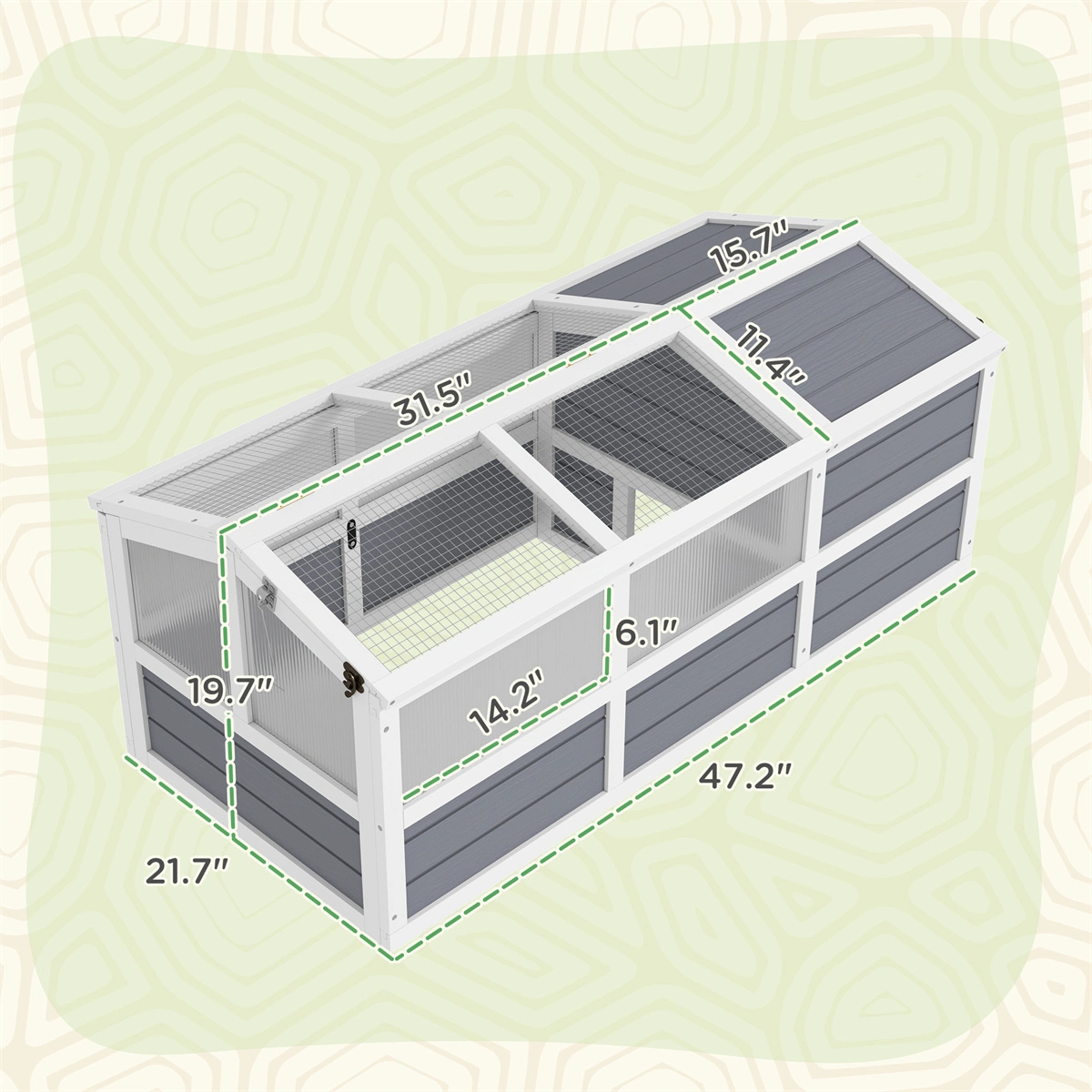 Pet House/ Tortoise House/Small Animal Habitat view 4