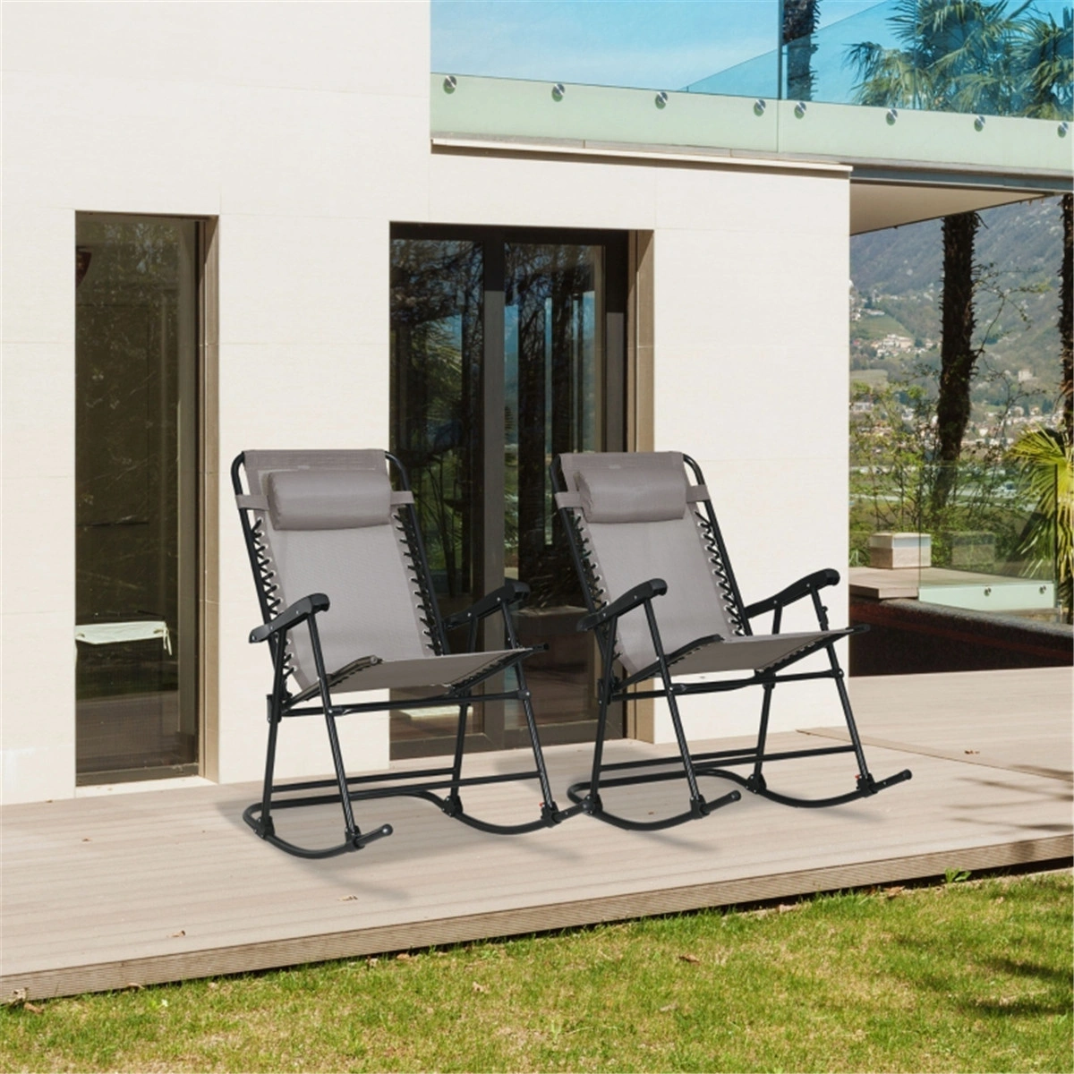 Rocking Chair Garden Chair Outdoor Patio Seating Amazon Shipping