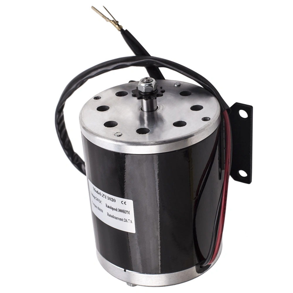 24V DC Electric Motor 500W 26.7A 2500 RPM High Torque Shaft Motor for DIY Robot Car Project view 4