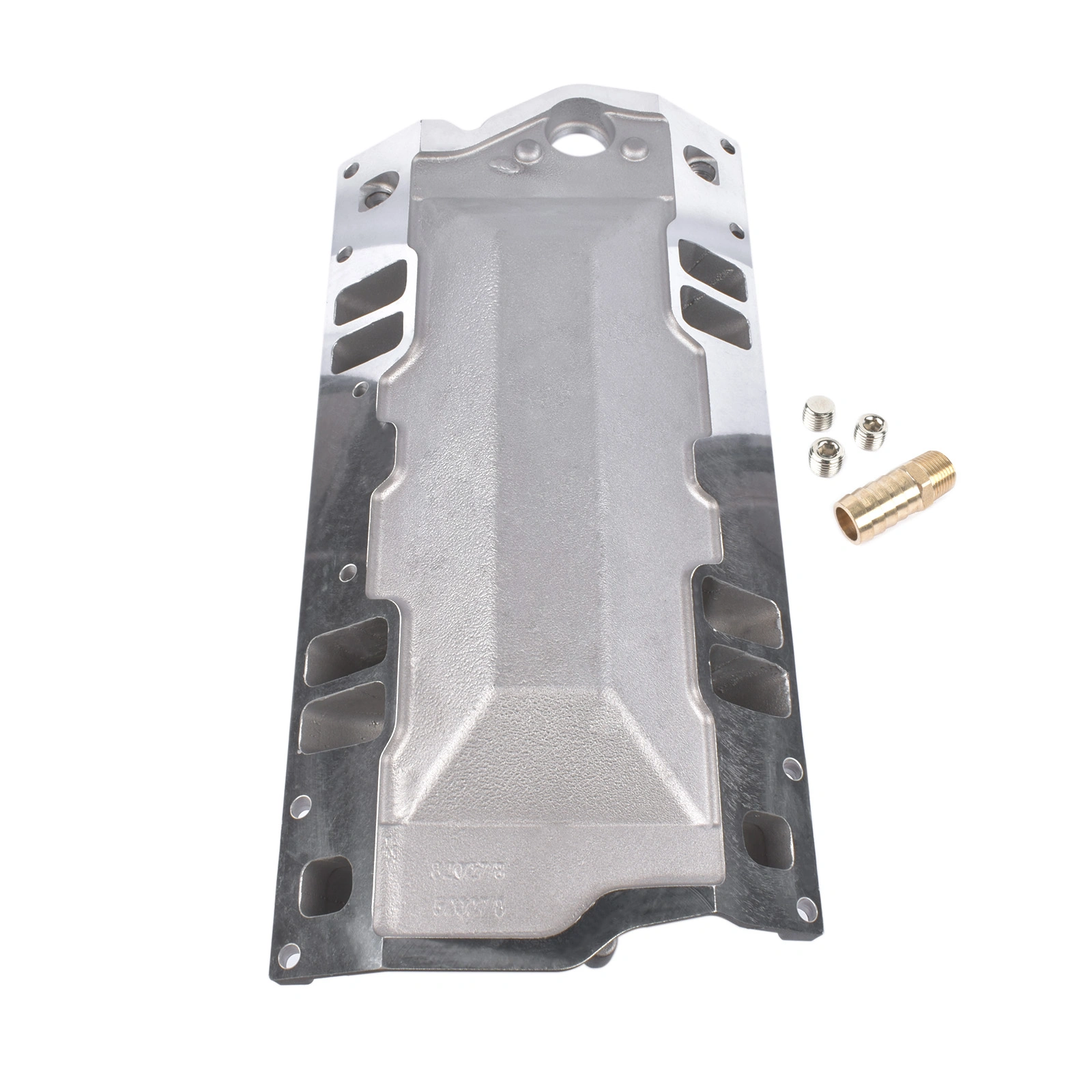 Dual Plane Vortec Air Gap Intake Manifold for Small Block Chevy SBC 350 1996-Up view 6