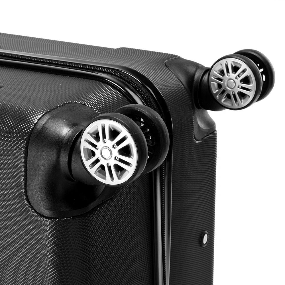 3 Pcs Lightweight ABS Spinner Suitcase Set, 4-Wheel Carry-On Hand Luggage Trolley Case view 7