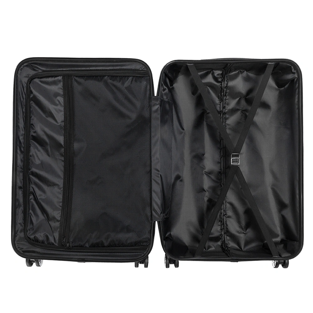 3 Pcs Lightweight ABS Spinner Suitcase Set, 4-Wheel Carry-On Hand Luggage Trolley Case view 8