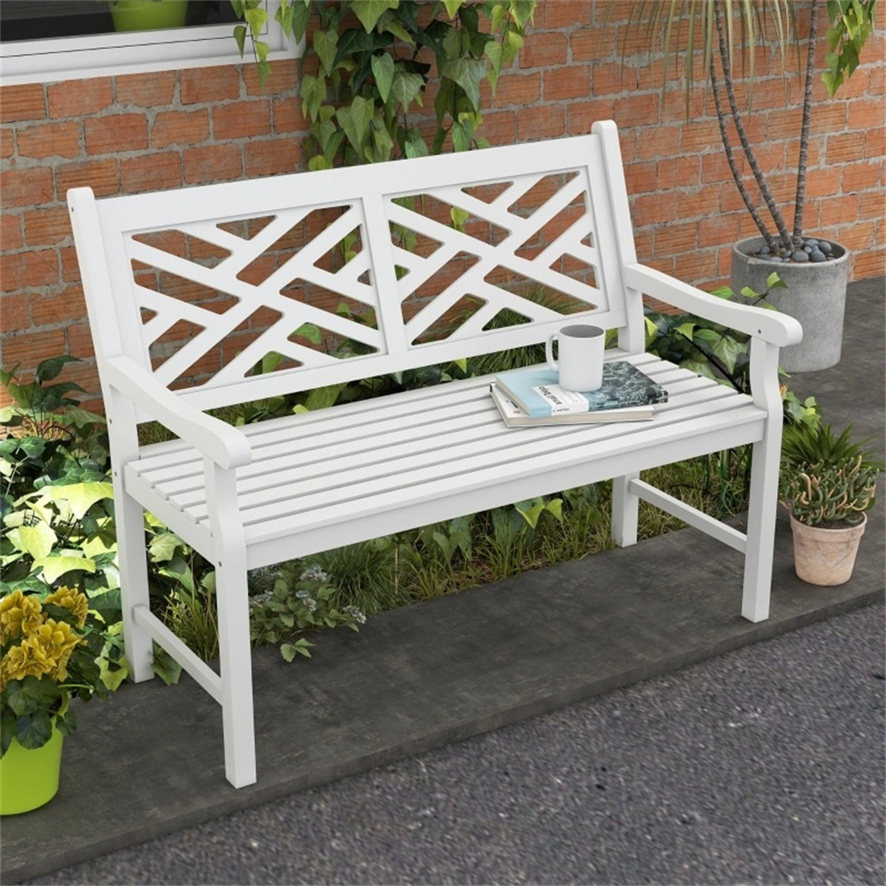 Outdoor Garden Bench Seat Park Bench for Backyard Lawn Patio Courtyard