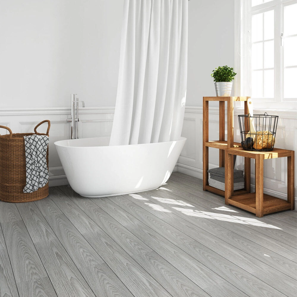 Peel & Stick Vinyl Floor Tiles Wood Look Self Adhesive Flooring 5m² Waterproof Laminate Planks for Bathroom Bedroom view 4