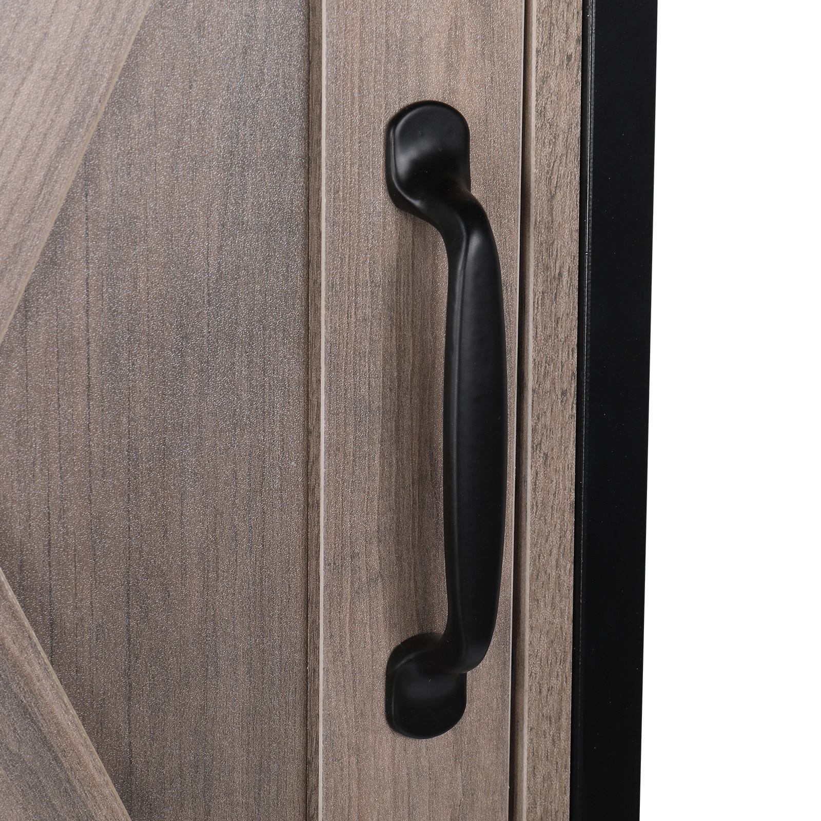Retro Style MDF With Triamine Iron Frame Sliding Door Three-Layer Rack Bathroom Cabinet view 13