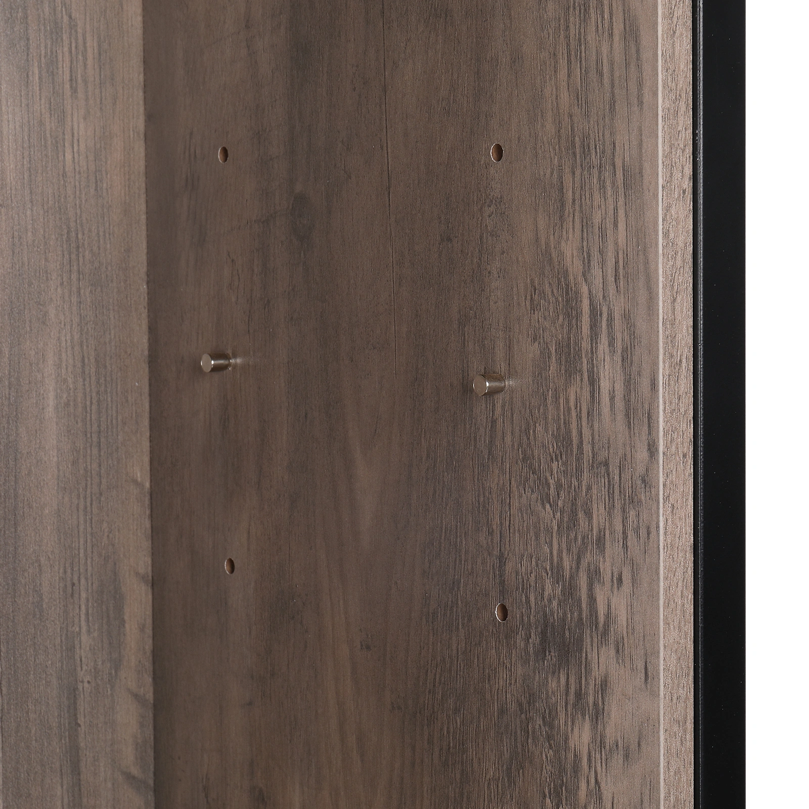 Retro Style MDF With Triamine Iron Frame Sliding Door Three-Layer Rack Bathroom Cabinet view 14
